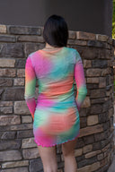 Roma Dress - Strawberry Sunset Ombre
