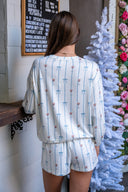 Cozy Espresso Martini Long Sleeve Top- Vanilla Ice