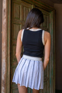Clarke Rib Tank - Black