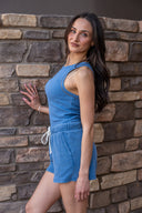 Boa Rib Tank - Lake Blue