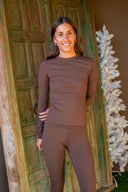 River Lift High Waisted Legging - Chocolate