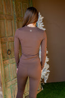 River Lift High Waisted Legging - Chocolate