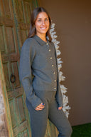 Olly Flare Pants - Dark Grey