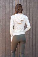 Sienna Shape Striped Flared Leggings - Deep Moss