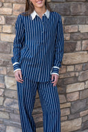 Belize Bobbi Collared Shirt - Stripe