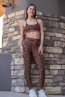Malawi 25in Midi Pant - Leopard