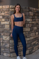 Maison Rory Scoop Bra - Navy