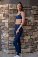 Maison Rory Scoop Bra - Navy