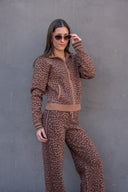 Malawi Tia Knit Pant - Leopard