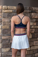 Kaia Active Rib Skort - White