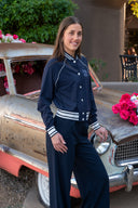 Hayes Varsity Rigor Jacket - Indigo