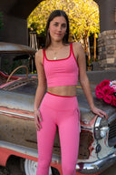 Cait Rigor Bralette - Strawberry / Pirate Red