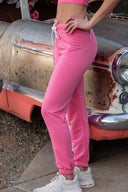 Sonja Fleece Sweatpant - Strawberry