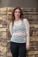 Lyon Rosa Long Sleeve Top - Cream