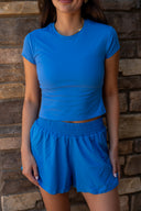 Align Tee - Sapphire Coast