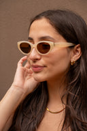Heatwave Polarized Sunglasses - Limoncello-Brown