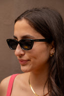 Staycation Polarized Sunglasses - Polished Black-Grey