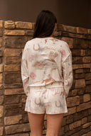 Dawn Desert Rose Short - Vanilla Ice