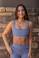Jolie Bra - Navy Stripe