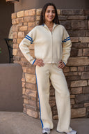 Odyssey Knit Pant - Whisper White