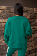 Courtside V-Neck Sweat - College Green