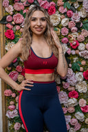Pursuit Sports Bra - Cabernet