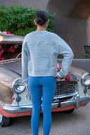 Sylvie Sporty Sweater - Pilates Heather Grey