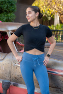 Summer Crop Top - Black