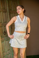 Lila Polo Bra Top - Snow Blue Bells