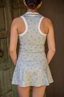 Lila Polo Bra Top - Snow Blue Bells