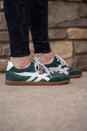 Sasha Sneakers - Green Suede