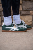 Sasha Sneakers - Green Suede