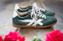 Sasha Sneakers - Green Suede