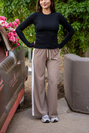 Willow Airweight Wide Leg - Latte / White