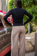 Willow Airweight Wide Leg - Latte / White