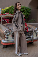 Reggie Water Repellant Jacket - Latte / Black