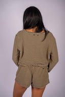 Santos Lucie Drawstring Short - Stripe