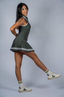Bria Dress- Shaded Spruce