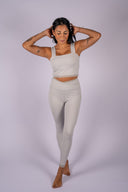 Lena Overlap WB Leggings- Snow