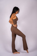Zinnia Florence Flare Pant - Check