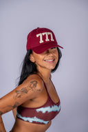777 Dad Hat - Mahogany