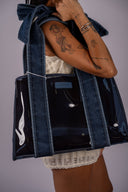 Case-Mate Denim Bow Jelly Tote Bag