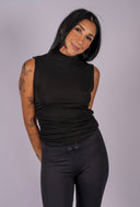 Silva High Neck Tank - Black