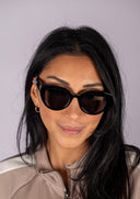 Golden Hour Sunglasses- Polarized Black-Grey