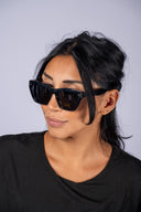 Park Ave Polarized Sunglasses - Polished Black - Grey
