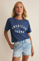 American Boyfriend Tee- True Navy