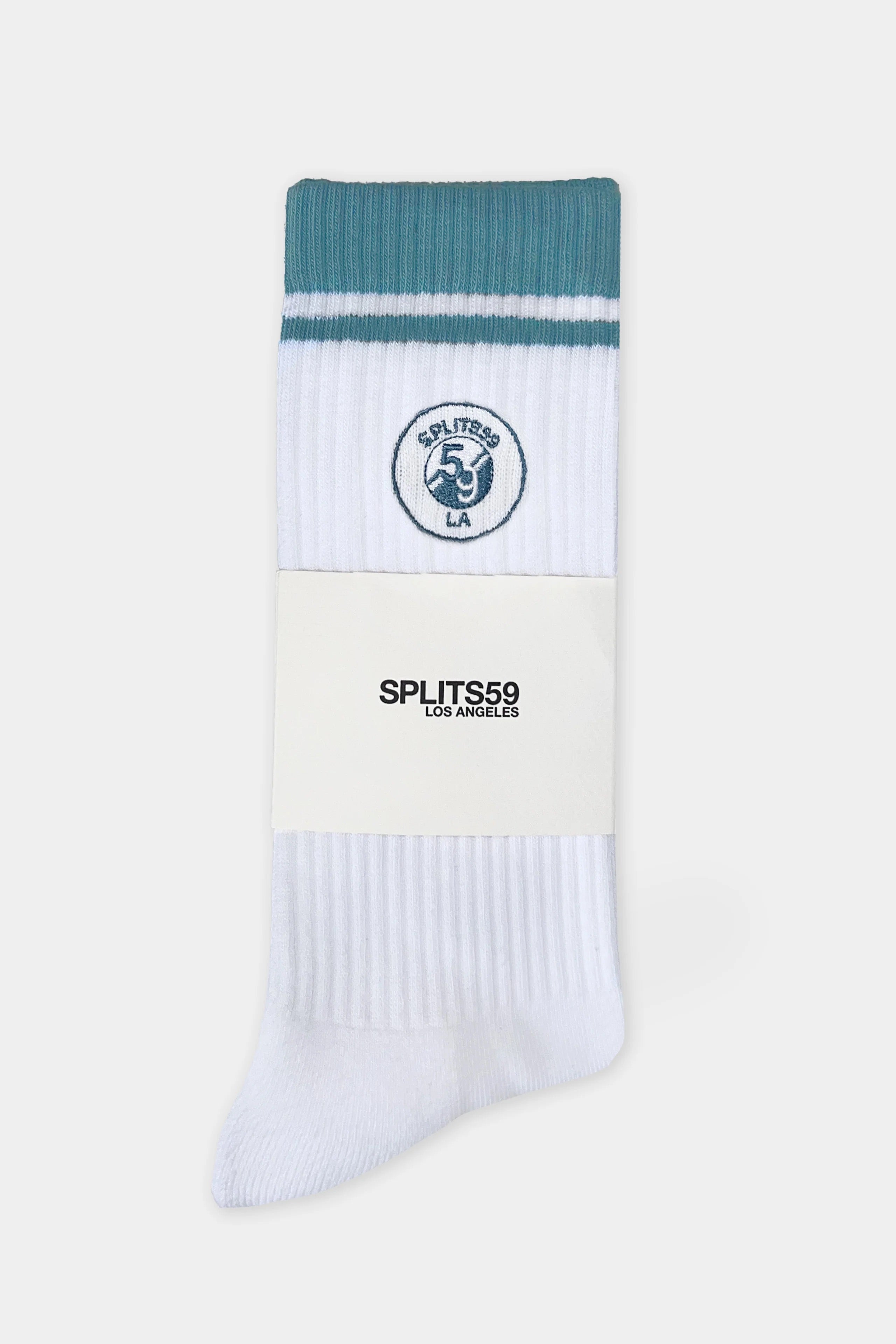 Sporty Socks Teal/White