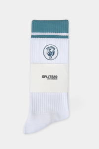 Sporty Socks Teal/White