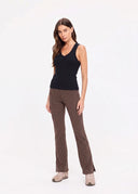 Zinnia Florence Flare Pant - Check