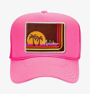 Malibu Hat Neon Pink